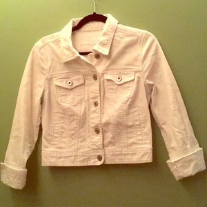 Maurices M White Denim Jacket
